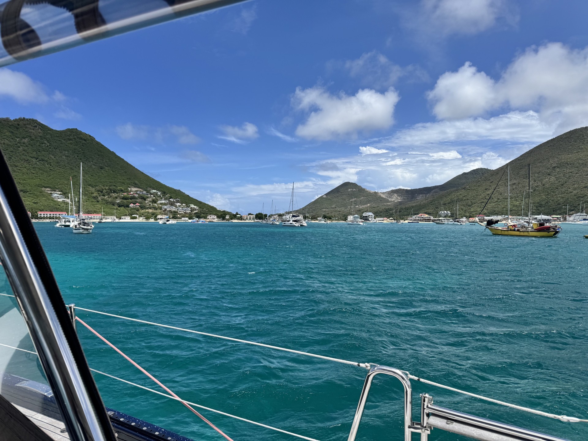 Sailing near St Martin